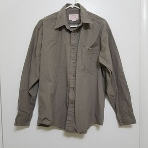 CC Filson Button Down Khaki Green Shirt